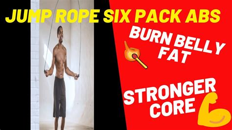 8 Minute Beginner Jump Rope Workout For Six Pack Abs Burn Belly Fat Get