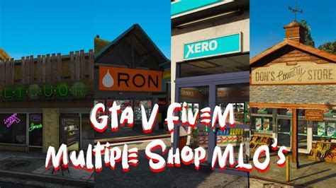 Multiple Shop Mlos Gta V Fivem Youtube