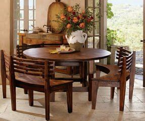Round tables create a beautiful face to face gathering experience which is elevated with communal seating. Small Round Dinette Sets - Foter
