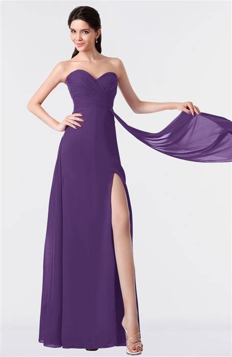 Colsbm Vivian Dark Purple Bridesmaid Dresses Colorsbridesmaid