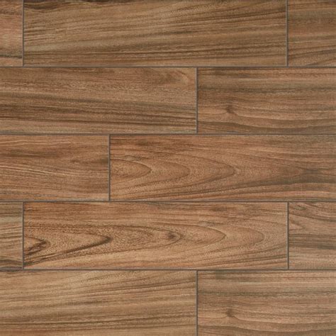 Refresh Your Space With The Baker Wood Walnut 6 In X 24 In Porcelain