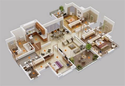 3 Bedrooms Apartment House Plans Online Civil