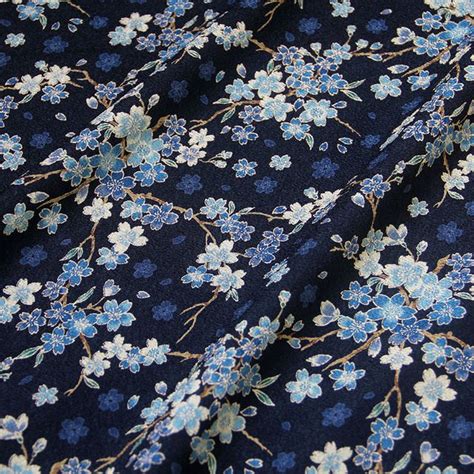50cm 110cm japanese kimono fabric 100 polyester fabric quilting cloth sakura c kimono fabric