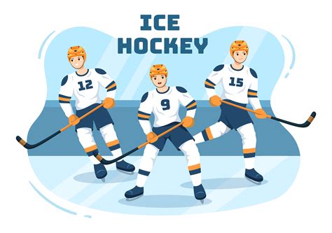 Premium Ice Hockey And Field Hockey Illustration Pack From Sports