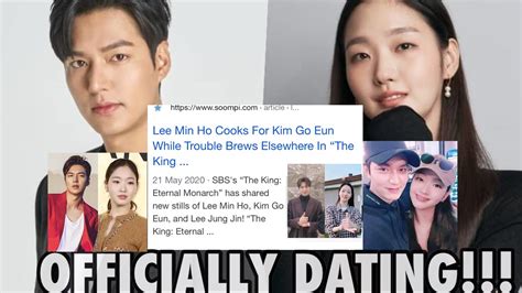 Kim go eun boyfriend in real life. LEE MIN HO & KIM GO EUN ARE NOW OFFICIALLY DATING - YouTube