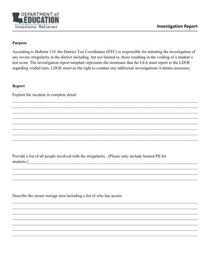 106 Incident Report Template Page 4 Free To Edit Download And Print