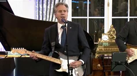 Antony Blinken Plays Guitar At Launch Event Of Global Music Diplomacy