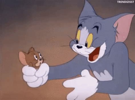 Giphy is how you search, share, discover, and create gifs. Reddit thread suggests that Tom and Jerry are actually friends