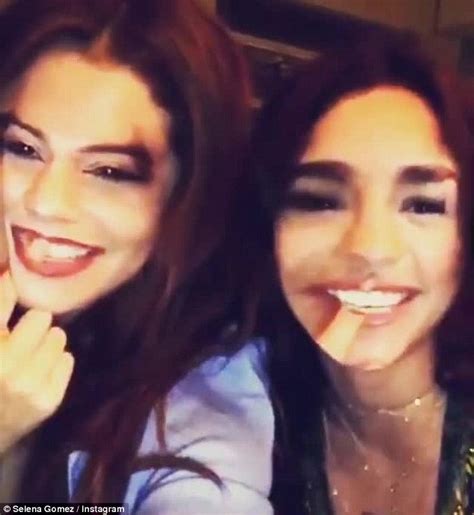 Selena Gomez And Vanessa Hudgens Share Face Swap On Instagram Daily Mail Online