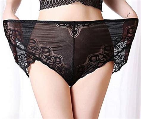 Warmword Womens Sexy Seamless Lace Underwear 5 Pack Plus Size At Amazon Women’s Clothing Store