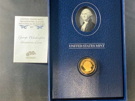 United States Mint Presidential 1 Coin Historical Signature Set George