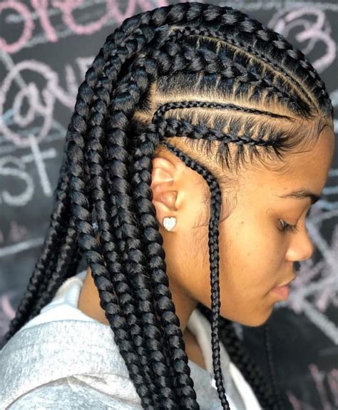 These cornrow styles can be simple, natural, classic, modern, sexy, big, small and just about everything in between. Beautiful cornrow work #Braids | Cornrows braids for black ...
