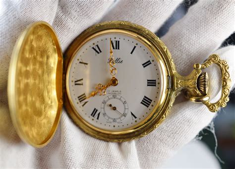 900 Retail Rollie Swiss Made Genuine Brass Vintage Pocket Watch W