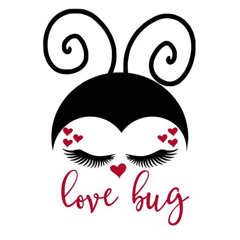 Lovebug Ladybug Valentines Day Hearts Svg Etsy In 2021 Valentines