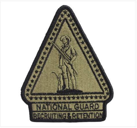 Genuine Us Army Patch National Guard Recruiting Retention