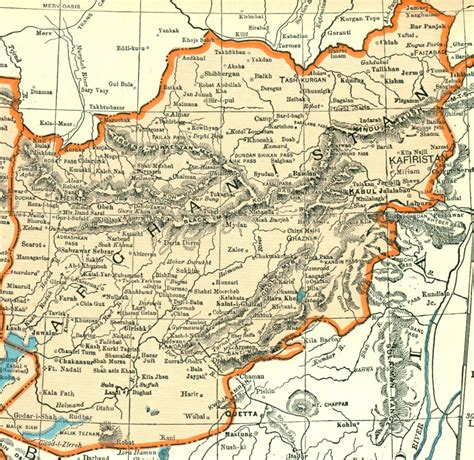 This map of kabul uses plate carree projection. Qala Bist .com » Blog Archive » Map of Afghanistan - circa 1943