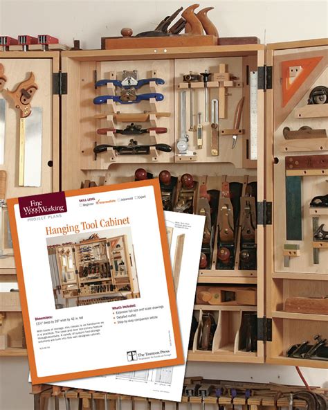 As a helper steadies the assembly, check the cabinet face with a level to see if it's plumb. Hanging Tool Cabinet SketchUp Plan