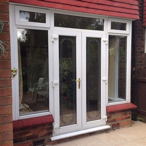 Upvc Double Glazed French Patio Doors In Frame In Scunthorpe