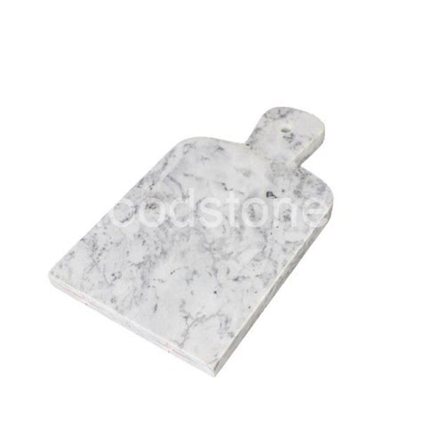 Rectangular White Marble Cutting Board 2food Stone