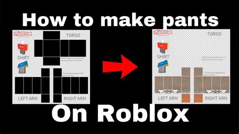 How To Make Pants In Roblox 2023 Easy Youtube