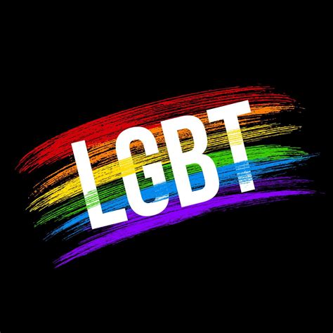 Bandera De La Comunidad Lgbt Sobre Fondo Negro S Mbolo De Los Movimientos Sociales Lesbianas