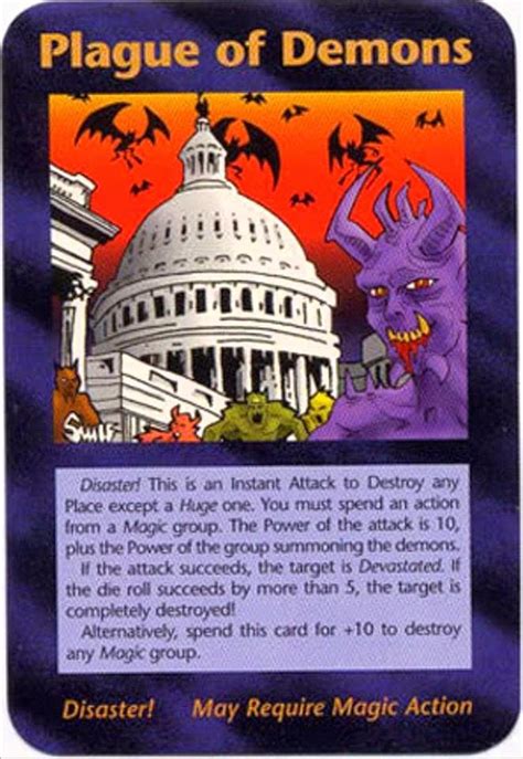 Illuminati card game enough is enough. Has "Plague Of Demons" Illuminati Card Game Card Been Unleashed Upon America?