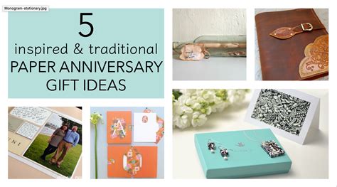 Great ideas for celebrating an anniversary with your wife 5 Traditional Paper Anniversary Gift Ideas for Her - Paper ...