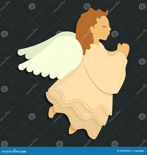 Prayer And Angel Vector Illustration 11733840