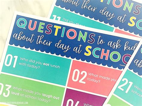 100 Clever Questions To Ask Kids To Get Them Talking About School