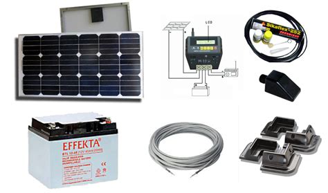 Quelle batterie charger en solaire ? Kit solaire pour camping-car 12 Volts (750Wh/jour) (sans ...