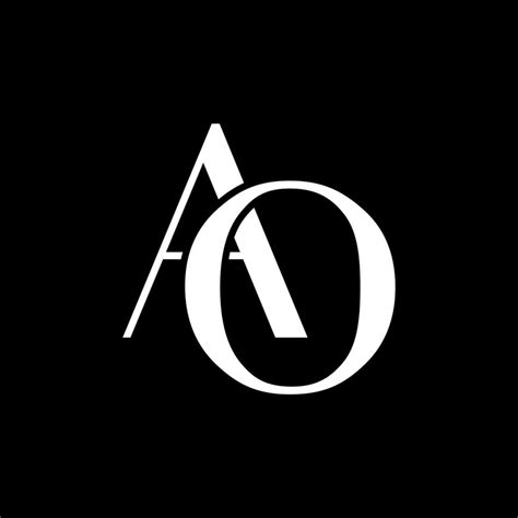 Letter Ao Logo Design Template Letter Ao For Corporate Or Brand