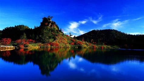 Nature Landscape Clouds Trees Forest Water