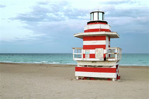 Jetty Lifeguard Tower Miami Beach Photograph By Art Block Collections