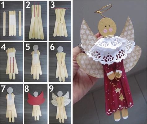 Diy Easy Christmas Crafts Ideas Beautiful Stars And Angels