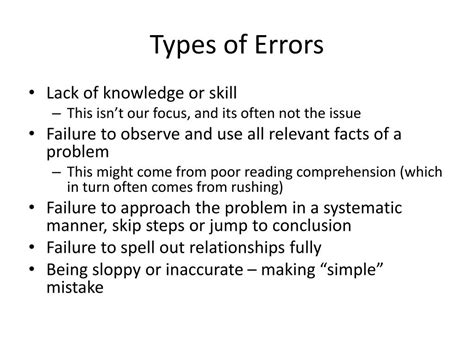 Ppt Errors In Reasoning Powerpoint Presentation Free Download Id