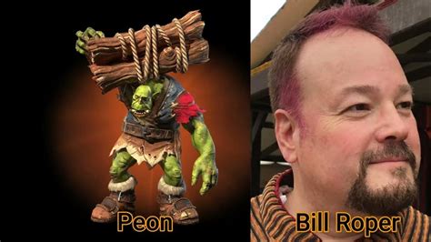 Character And Voice Actor Warcraft Iii Reforged Peon Bill Roper Youtube