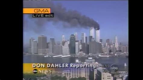 911 Attacks Abc News Live Coverage Sept 11 2001 Part One Youtube