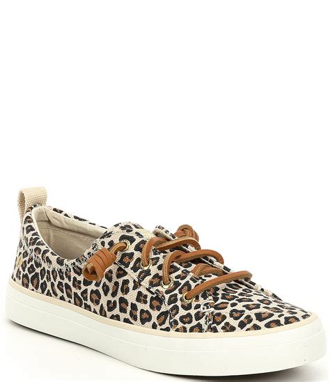 sperry women s crest vibe leopard sneakers dillard s in 2021 leopard sneakers leopard slip