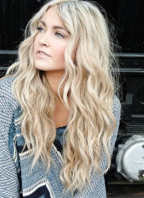 Cheveux blonds secs | Tagli capelli lunghi, Tagli capelli medio lunghi