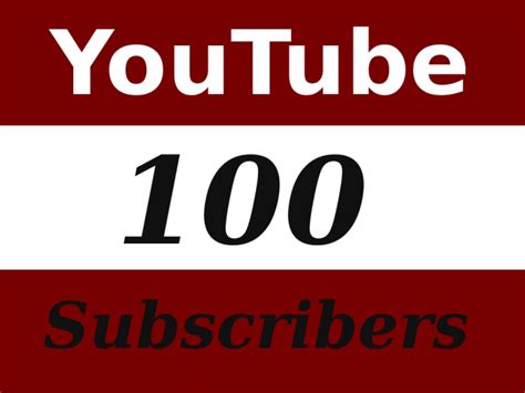 Give You 100 Youtube Subscribers Yt Subscribers By Youtubetube Fiverr