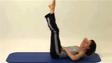Pilatesde Übung Double Leg Youtube