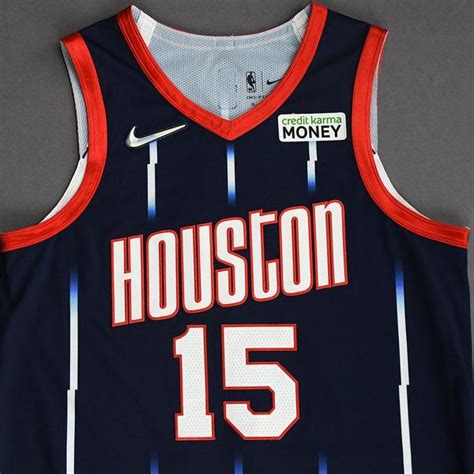 Daishen Nix Houston Rockets Game Worn City Edition Jersey 2021 22