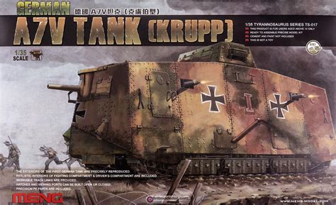 German A7v Tank Krupp 135 Kits