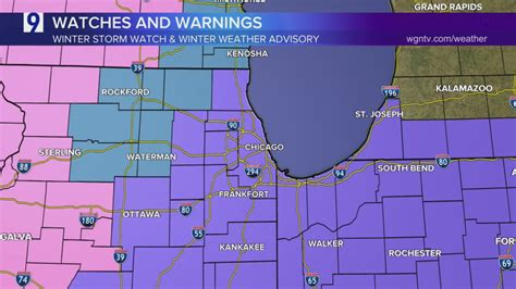 Winter Weather Warnings And Advisories In Effect Monday Night Into Tuesday