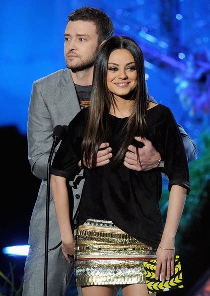 MTV Awards Mila Kunis And Justin Timberlake Gropes Each Other Live
