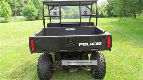2001 Polaris Ranger 4x4 Utility Vehicle Windshield And Canopy 475 Hours