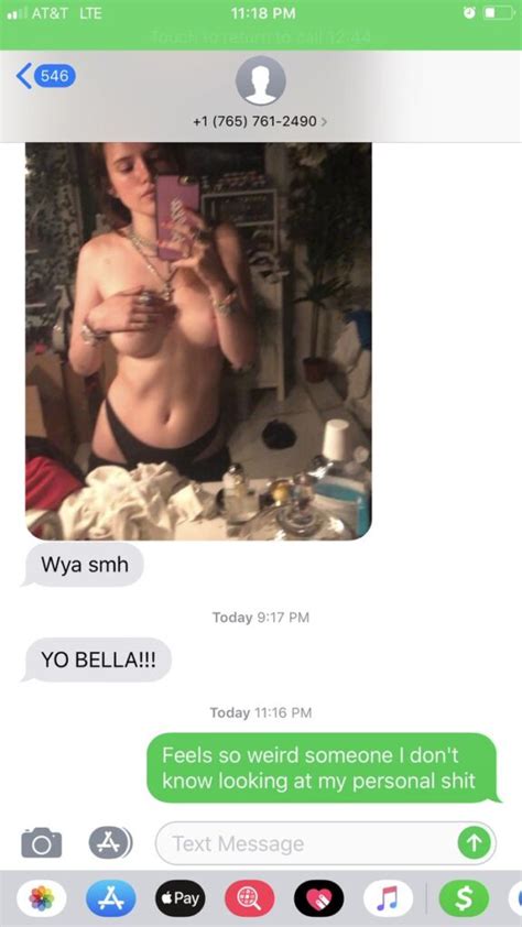 Bella Thorne Posts Leaked Nudes Photos On Her Social Media Nudes Leaked