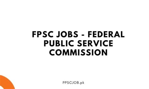 Fpsc Jobs 2024 Federal Public Service Commission