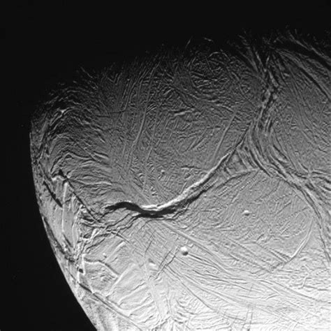 Enceladus 2009 Saturns Moons Enceladus Moon Cassini Spacecraft