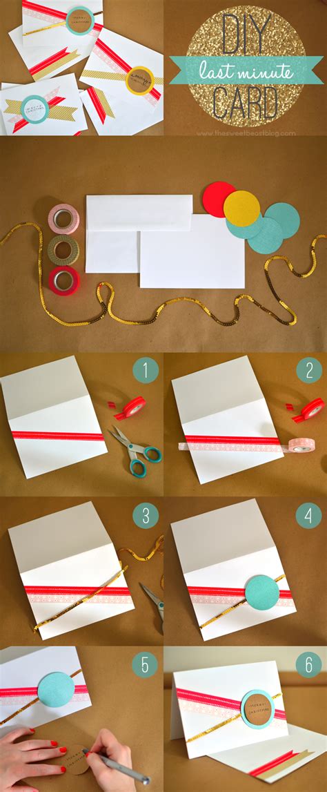 For the best old tradition of christmas to make & send christmas cards to our near and dears & family and friends. DIY Last Minute Greeting Cards | The Sweet Beast